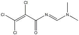 N1-[(dimethylamino)methylidene]-2,3,3-trichloroacrylamide 结构式