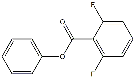 phenyl 2,6-difluorobenzoate 结构式