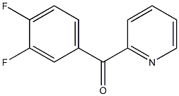 (3,4-difluorophenyl)(pyridin-2-yl)methanone 结构式