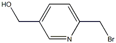 (6-(bromomethyl)pyridin-3-yl)methanol 结构式