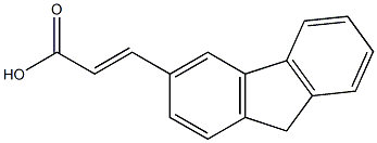 (E)-3-(9H-fluoren-3-yl)acrylic acid 结构式