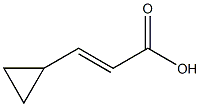 (E)-3-cyclopropylacrylic acid 结构式