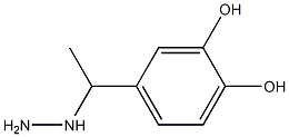 1-(1-(3,4-dihydroxyphenyl)ethyl)hydrazine 结构式