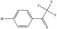 1-(4-bromophenyl)-2,2,2-trifluoroethanethione 结构式