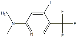 1-(5-(trifluoromethyl)-4-iodopyridin-2-yl)-1-methylhydrazine 结构式