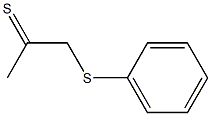 1-(phenylthio)propane-2-thione 结构式