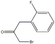 1-bromo-3-(2-fluorophenyl)propan-2-one 结构式