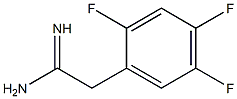 2-(2,4,5-trifluorophenyl)acetamidine 结构式