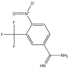 3-(trifluoromethyl)-4-nitrobenzamidine 结构式