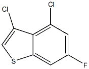 3,4-dichloro-6-fluorobenzo[b]thiophene 结构式