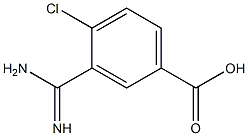 3-amidino-4-chlorobenzoic acid 结构式