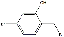 5-bromo-2-(bromomethyl)phenol 结构式