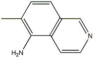 6-methylisoquinolin-5-amine 结构式