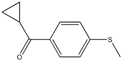 cyclopropyl(4-(methylthio)phenyl)methanone 结构式