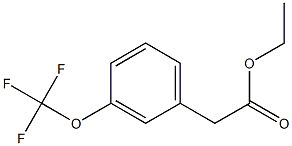 ethyl 2-(3-(trifluoromethoxy)phenyl)acetate 结构式