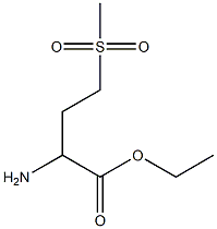 ethyl 2-amino-4-(methylsulfonyl)butanoate 结构式
