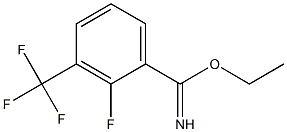 ethyl 2-fluoro-3-(trifluoromethyl)benzoimidate 结构式