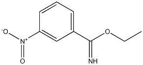 ethyl 3-nitrobenzimidate 结构式