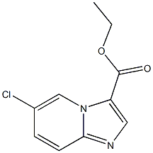 ETHYL- 6-CHLOROIMIDAZO[1,2-A]PYRIDINE-3-CARBOXYLATE 结构式