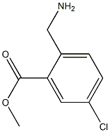 methyl 2-(aminomethyl)-5-chlorobenzoate 结构式