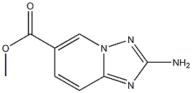 methyl 2-amino-[1,2,4]triazolo[1,5-a]pyridine-6-carboxylate 结构式