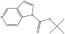 tert-butyl 1H-pyrrolo[3,2-c]pyridine-1-carboxylate 结构式