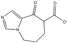 9-oxo-6,7,8,9-tetrahydro-5H-imidazo[1,5-a]azepine-8-carboxylate 结构式