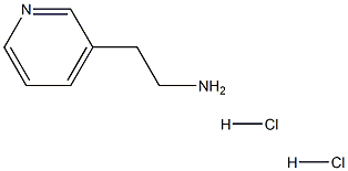 3-(2-氨乙基)吡啶二盐酸盐 结构式