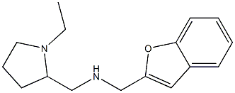 (1-benzofuran-2-ylmethyl)[(1-ethylpyrrolidin-2-yl)methyl]amine 结构式