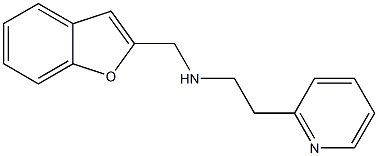 (1-benzofuran-2-ylmethyl)[2-(pyridin-2-yl)ethyl]amine 结构式