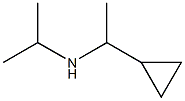 (1-cyclopropylethyl)(propan-2-yl)amine 结构式