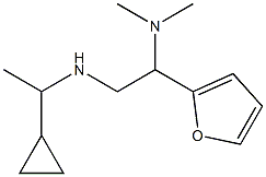 (1-cyclopropylethyl)[2-(dimethylamino)-2-(furan-2-yl)ethyl]amine 结构式