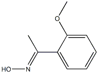 (1E)-1-(2-methoxyphenyl)ethanone oxime 结构式