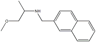 (1-methoxypropan-2-yl)(naphthalen-2-ylmethyl)amine 结构式