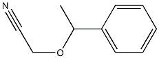 (1-phenylethoxy)acetonitrile 结构式