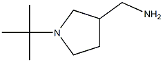 (1-tert-butylpyrrolidin-3-yl)methylamine 结构式