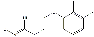 (1Z)-4-(2,3-dimethylphenoxy)-N'-hydroxybutanimidamide 结构式