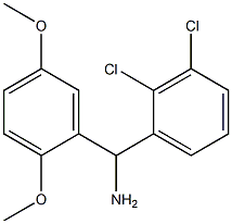 (2,3-dichlorophenyl)(2,5-dimethoxyphenyl)methanamine 结构式