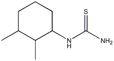 (2,3-dimethylcyclohexyl)thiourea 结构式