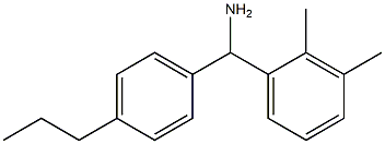 (2,3-dimethylphenyl)(4-propylphenyl)methanamine 结构式