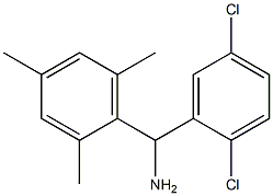 (2,5-dichlorophenyl)(2,4,6-trimethylphenyl)methanamine 结构式