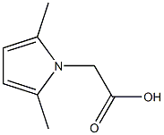 (2,5-dimethyl-1H-pyrrol-1-yl)acetic acid 结构式