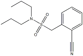 (2-cyanophenyl)-N,N-dipropylmethanesulfonamide 结构式