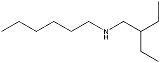 (2-ethylbutyl)(hexyl)amine 结构式