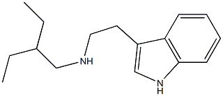 (2-ethylbutyl)[2-(1H-indol-3-yl)ethyl]amine 结构式