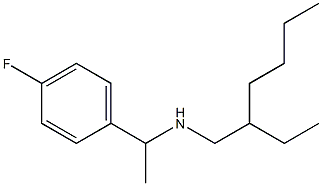 (2-ethylhexyl)[1-(4-fluorophenyl)ethyl]amine 结构式