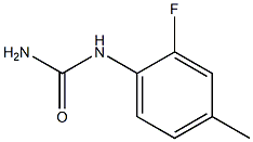 (2-fluoro-4-methylphenyl)urea 结构式