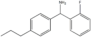 (2-fluorophenyl)(4-propylphenyl)methanamine 结构式