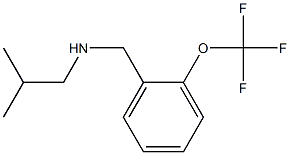 (2-methylpropyl)({[2-(trifluoromethoxy)phenyl]methyl})amine 结构式