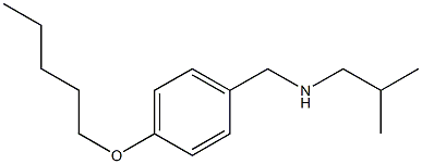 (2-methylpropyl)({[4-(pentyloxy)phenyl]methyl})amine 结构式